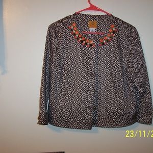 RUBY ROAD PETITE 14 BEAD JACKET